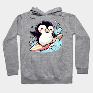 Penguin surfing Hoodie